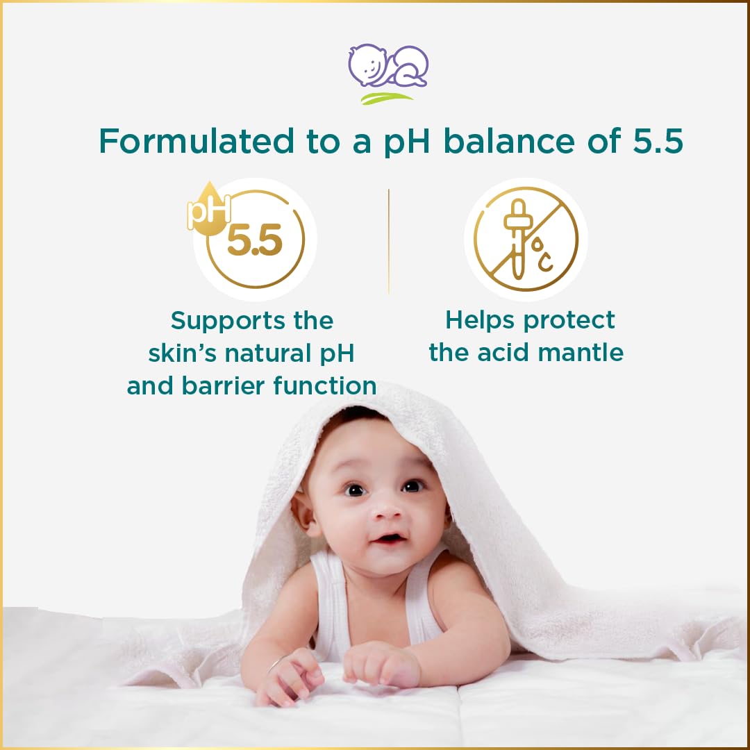 Himalaya Crème Cleansing Baby Bar 125 g Pack of 2 |pH 5.5|For Baby's sensitive skin | with Coconut Milk Protein, Aloe Vera & Mahua Butter