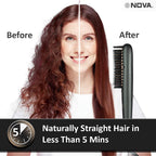 Nova NHS 904 Temperature Control Salonstyle Hair Styling Brush (Black)