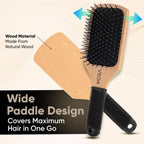 Vega Premium Collection Paddle Hair Brush (India's No.1* Hair Brush Brand) for Men & Women|