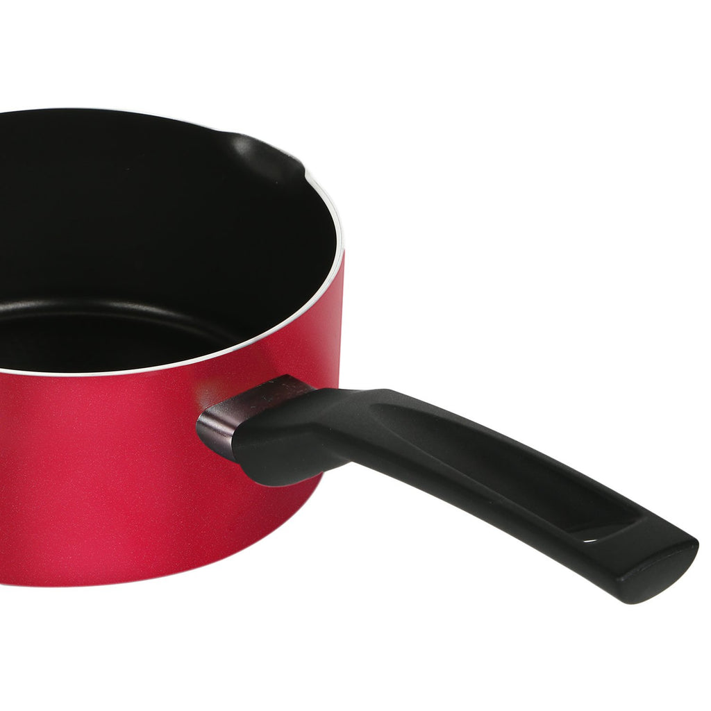 Meyer Safecook Aluminium Non Stick Covered Saucepan 20cm, Red