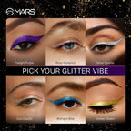 MARS Twinkle Wink Glitter Eyeliner (1.6 ml) (04-DUO-DAZZLE) | Long-Lasting Sparkle Liquid Liner | Smudge-Proof, Quick-Dry Eye Makeup for Party, Wedding &...