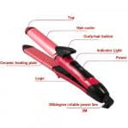 Nova Pink Hair Straightener, Hair Iron for Smooth and Sleek Styling