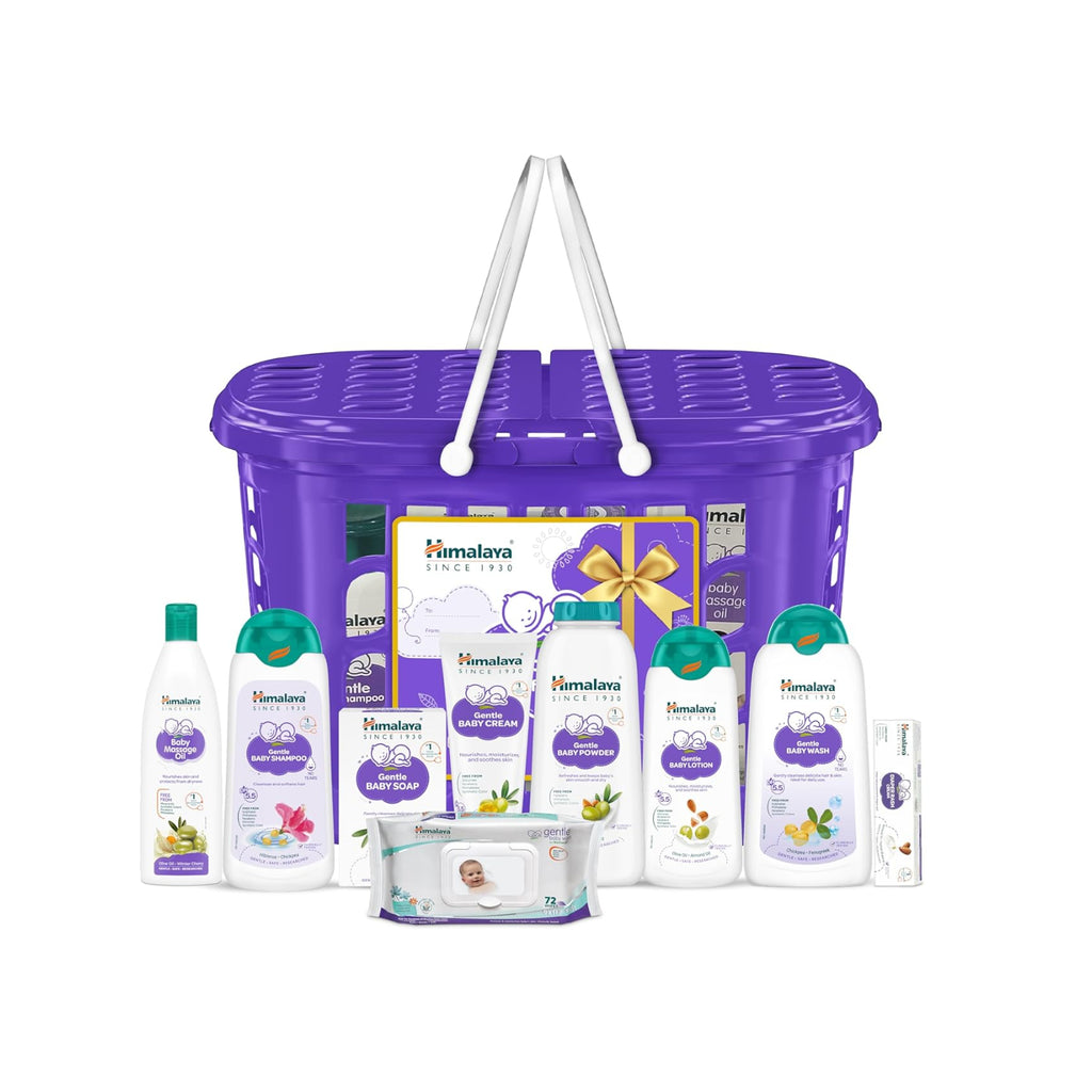 Himalaya Happy Baby Gift Pack 9s with Newborn Baby Essentials | No. 1 Doctor Recommended Brand