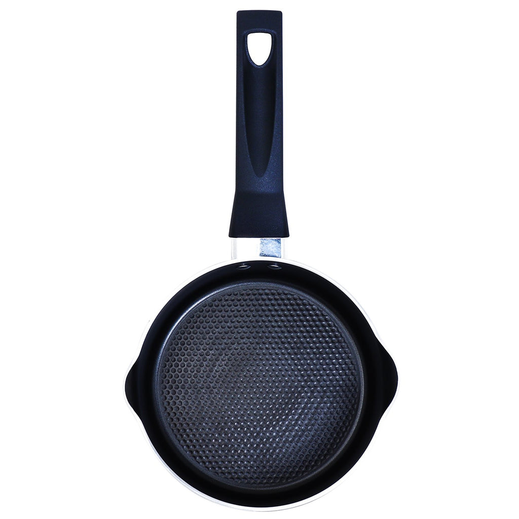 Meyer Safecook Aluminium Non Stick Milkpan 14cm, Red