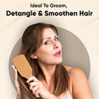 Vega Premium Collection Paddle Hair Brush (India's No.1* Hair Brush Brand) for Men & Women|