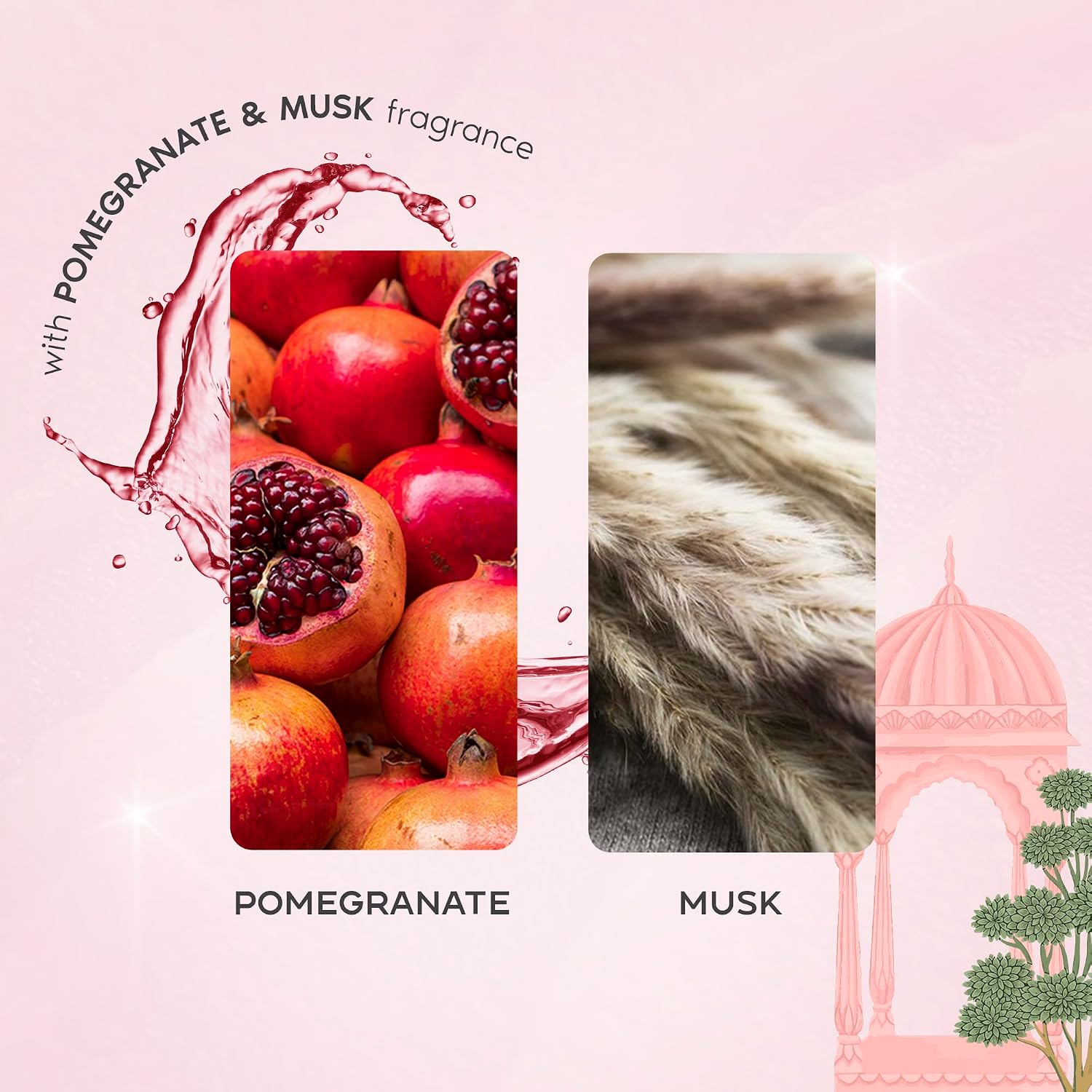 Nykaa Wanderlust Jaipur Royal Pink Body & Hair Fine Fragrance Mist 200 ml