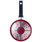 Meyer Safecook Aluminium Non Stick Milkpan 14cm, Red