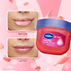 Vaseline Lip Therapy Rosy Lips | Tinted Balm for Soft Pink Finish | 72Hr Moisturization | Rosy Floral Fragrance | 7g