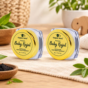 Organic Netra Baby Kajal 4g for Newborns Water-Resistant Smudgeproof Longlasting Enriched with Natural Organic Ingredients Safe for Sensitive Baby Skin No Harmful Chemicals Matte Finish (Pack of 2)