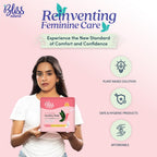 BLISSNATURAL Ultra Soft Sanitary Pads for Women XL | Pack of 34 |