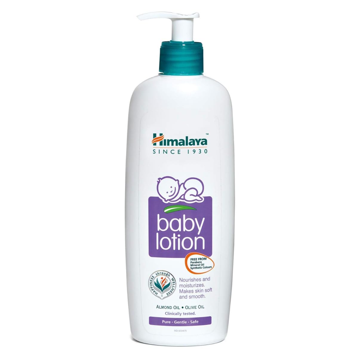 Himalaya Gentle Baby Lotion with Almond Oil, Olive Oil & Giloy | pH 5.5 | No. 1 Doctor-Prescribed Brand | Nourishing Baby Moisturizer for All Skin Types | 400ml