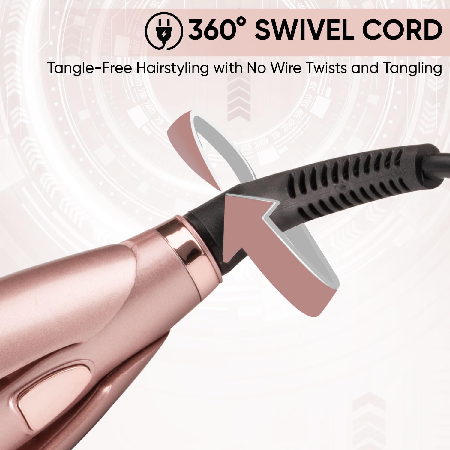 Vega Glam Glitz 2 In 1 Hair Styler, Straightener & Crimper with Keratin Infused Ceramic Coated Plates & 5