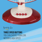 Havells Swing Lx 400mm Table Fan, Cherry