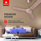 Havells 1200Mm Enticer Energy Saving Ceiling Fan (4 stars, Rose Gold, Pack Of 2)