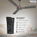 Crompton Premion Aura2 BLDC 1200mm Designer Ceiling Fan | Remote Control | BEE 4 Star Rated | Energy Efficient | Superior Air Delivery | Low Noise | 4 Year...