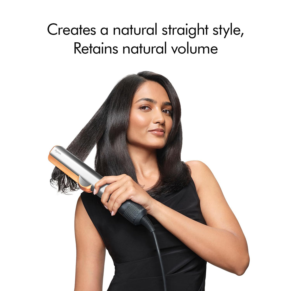 Dyson Airstrait™ Straightener| Wet to Dry Straightener| No Heat Damage| 2 in 1 Straightening|