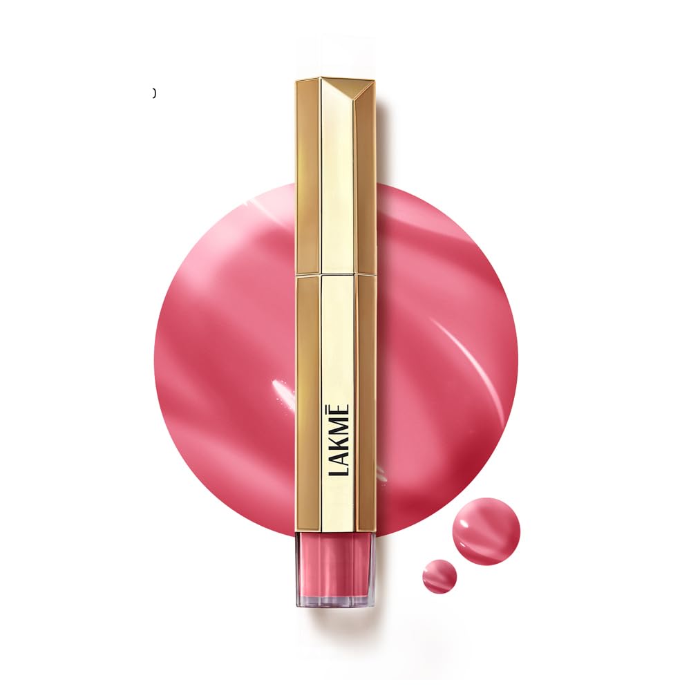 LAKMÉ 9to5 Overtime Shine Tinted Lip Oil - Frosted Pink 5.3ml