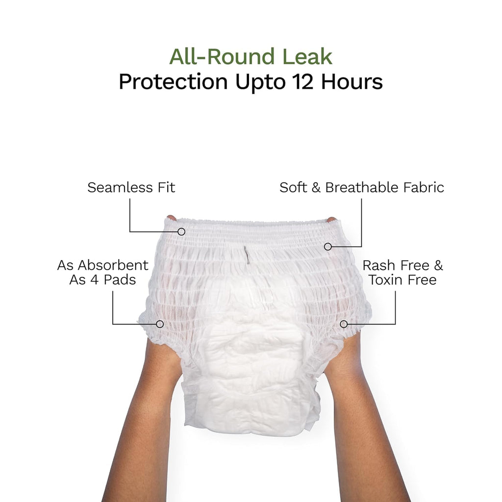 Pee Safe Comfort Period Panties | M-L | 4 Panties | Heavy Flow