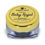 Organic Netra Baby Kajal 4g for Newborns Water-Resistant Smudgeproof Longlasting Enriched with Natural Organic Ingredients Safe for Sensitive Baby Skin No Harmful Chemicals Matte Finish (Pack of 2)