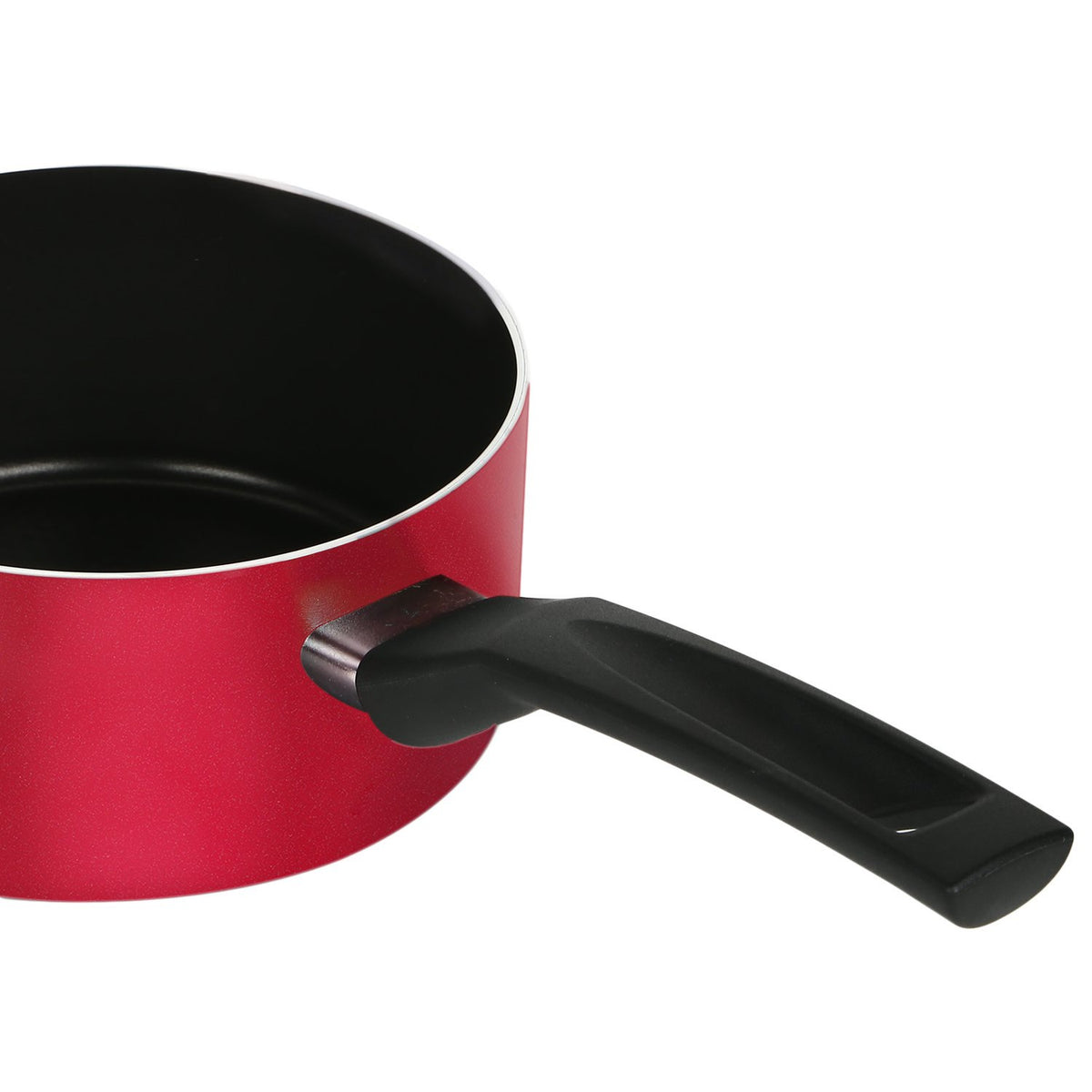 Meyer Safecook Aluminium Non Stick Milkpan 14cm, Red