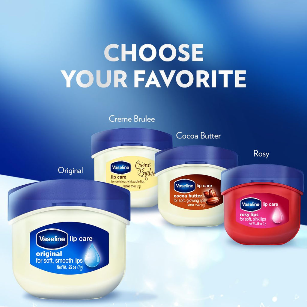 Vaseline Lip Therapy Rosy Lips | Tinted Balm for Soft Pink Finish | 72Hr Moisturization | Rosy Floral Fragrance | 7g