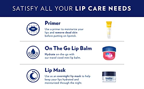 Vaseline Lip Therapy Rosy Lips | Tinted Balm for Soft Pink Finish | 72Hr Moisturization | Rosy Floral Fragrance | 7g (Pack of 2)