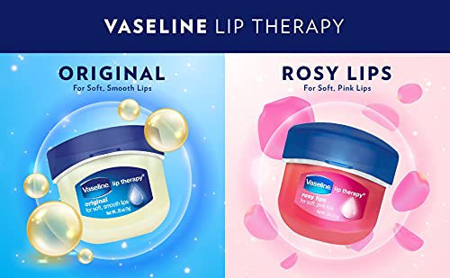 Vaseline Lip Therapy Rosy Lips | Tinted Balm for Soft Pink Finish | 72Hr Moisturization | Rosy Floral Fragrance | 7g (Pack of 2)
