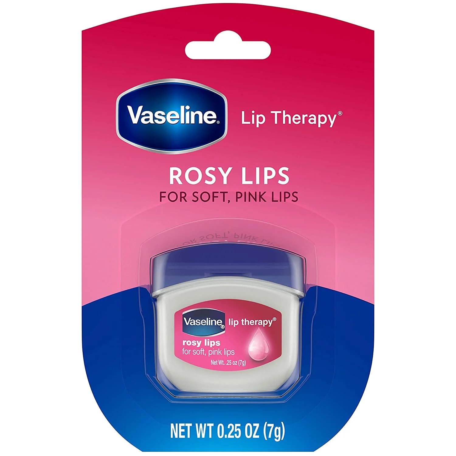 Vaseline Rosy Lip Therapy Size .25Oz Pack Of 3, Pink