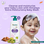 Himalaya Extra Moisturizing Baby Wash with Olive Oil, Aloevera|pH5.5|200ml