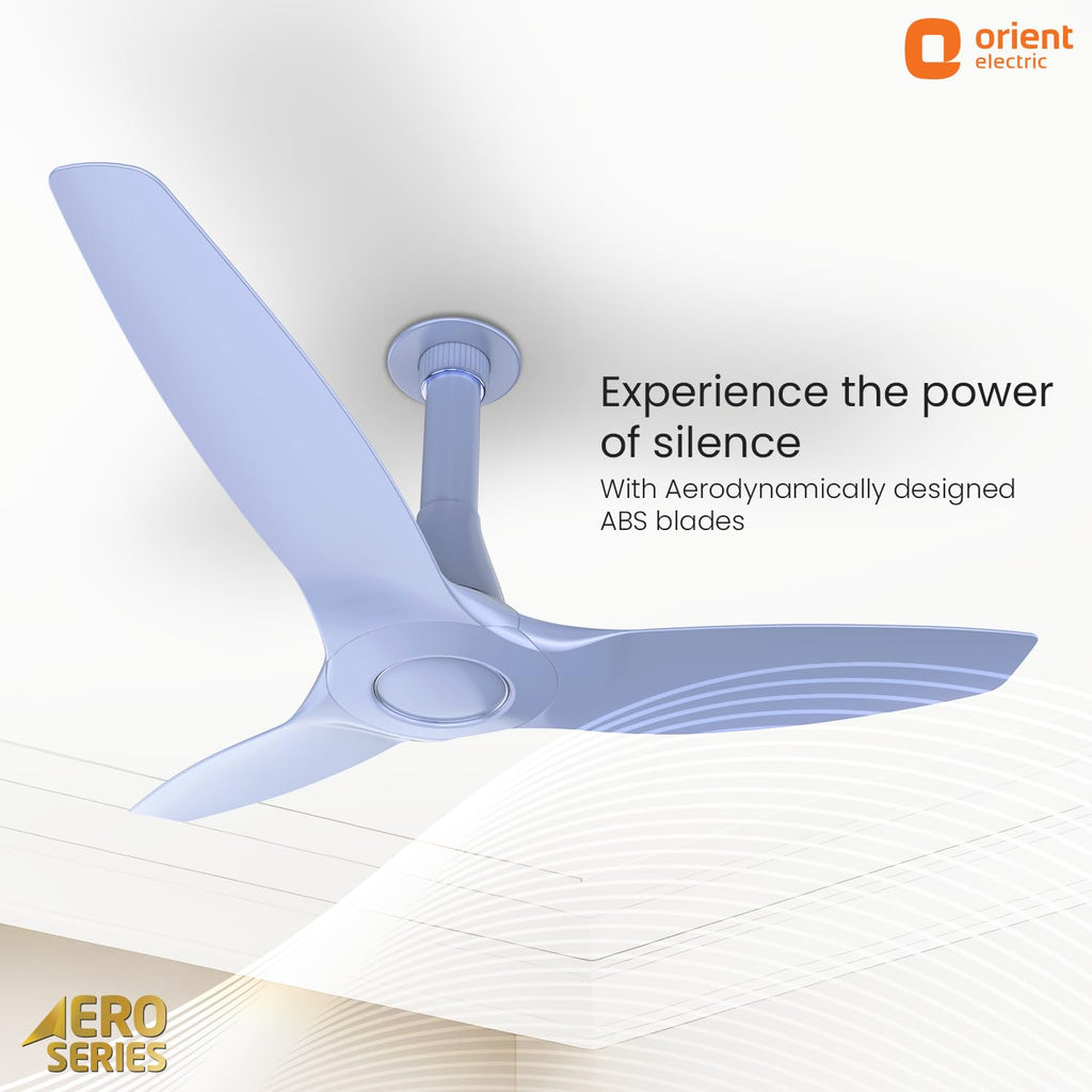 Orient Electric Newly Launched Aeroquiet Neu 1230mm Ceiling Fan for Home| BEE 2 Star Rated Energy Efficient Fan | Rust-proof ABS blade |2 Years Warranty by...