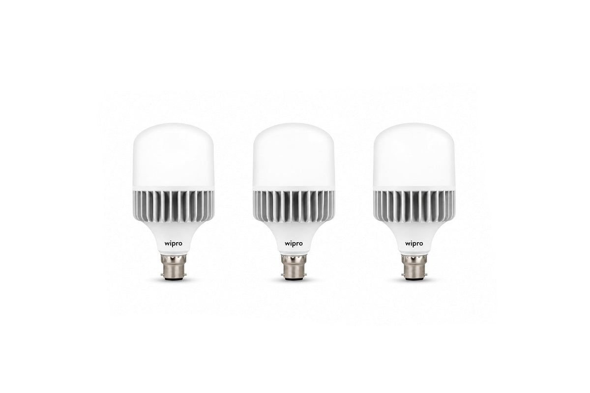 wipro Garnet 30W LED Bulb for Home & Office |Cool Day White (6500K) | B22 Base|220 degree Light coverage |4Kv Surge Protection |400V High Voltage...