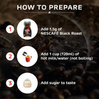 Nescafé Black Roast Instant Coffee Powder, 90g Jar