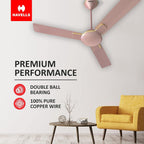 Havells 1200Mm Enticer Energy Saving Ceiling Fan (4 stars, Rose Gold, Pack Of 2)