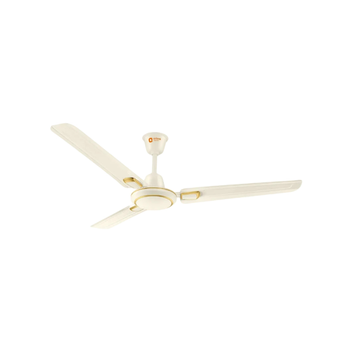 Orient Electric 1200 mm Pacific Air Déco| Decorative ceiling fan | Powerful airflow| BEE 1 Star Rated | 2-year warranty | Ivory Gold, pack of 1