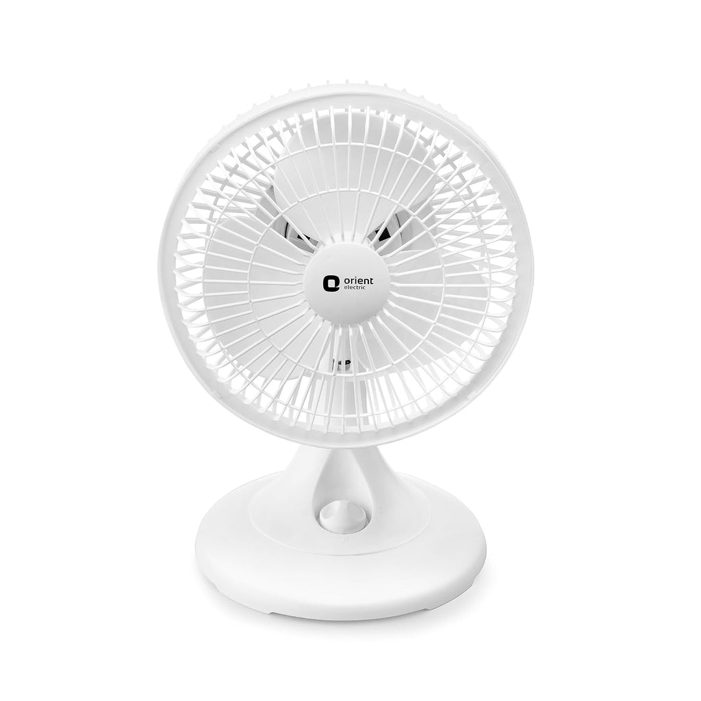 Orient Electric PP Plastic 225 MM Zippy Pro Table Fan (White)