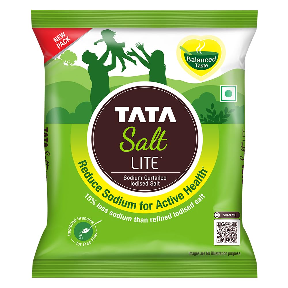 Tata Salt Lite, Low Sodium, 1kg Visit the TATA SALT Store