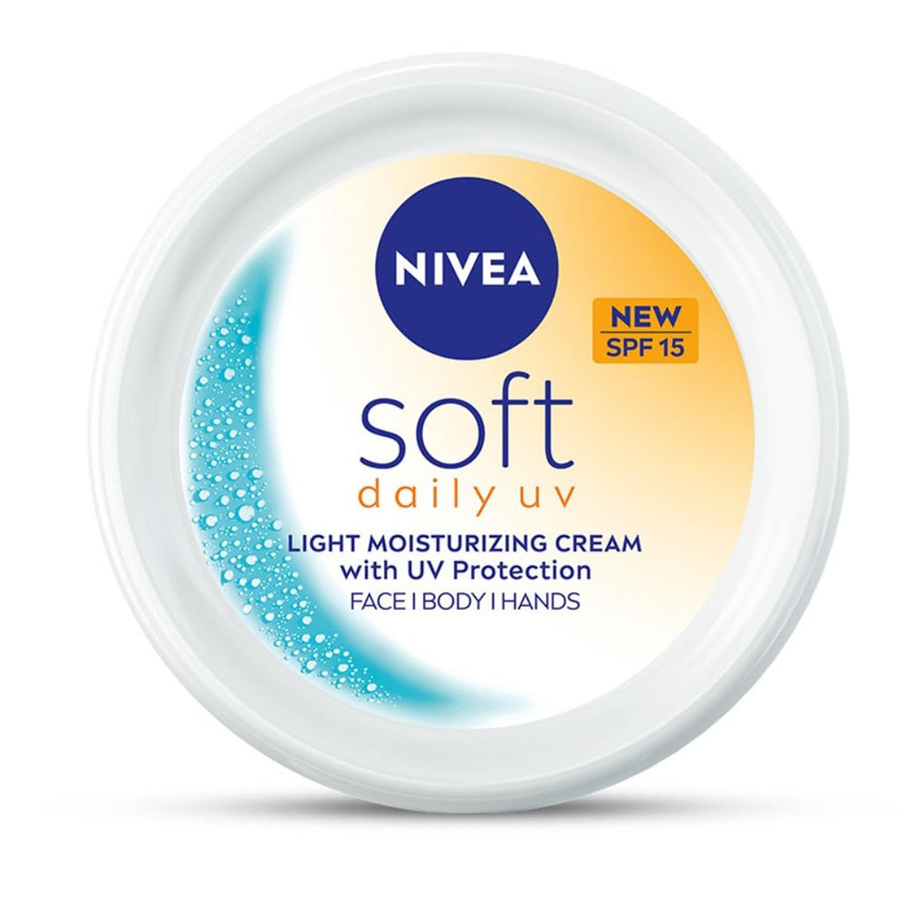 NIVEA Soft Daily UV Light Moisturising Cream with SPF-15, 50ml