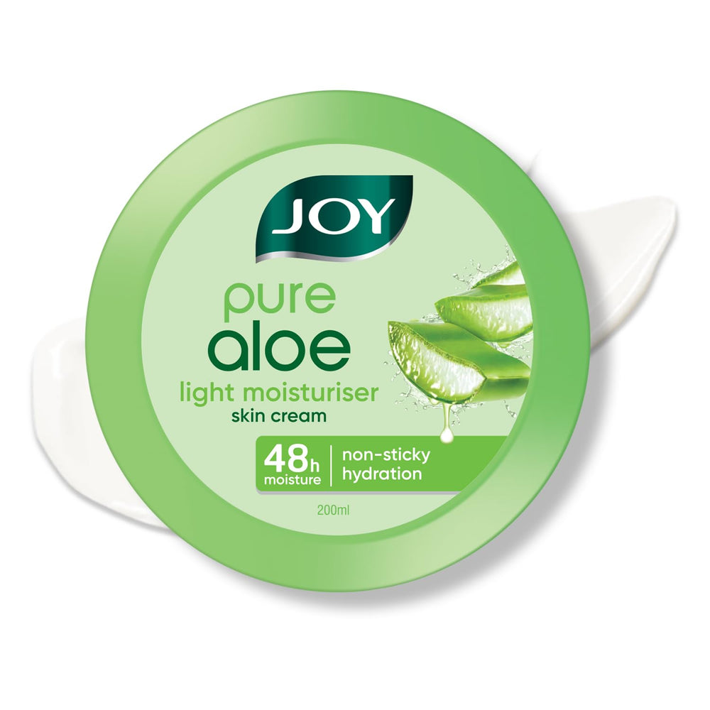 Joy Pure Aloe Light Moisturiser Skin Cream for Face, Hands & Body (500ml)
