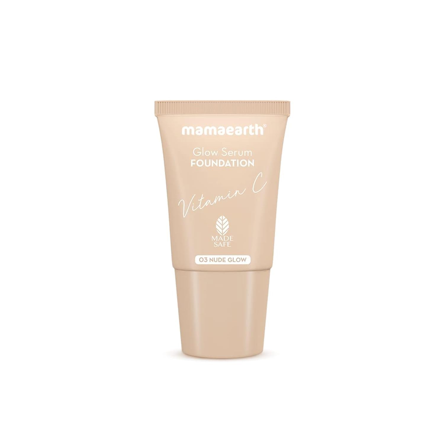 Mamaearth Glow Serum Foundation Mini Tube With Vitamin C & Turmeric For 12-Hour Long Stay- 18 Ml