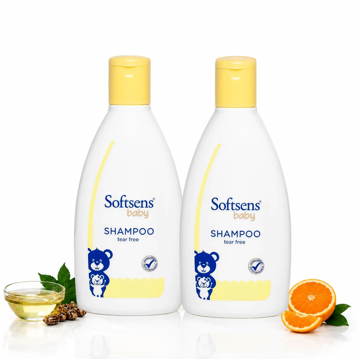 Softsens Baby Tear-Free Shampoo 200ml (Pack of 2 x 200ml)