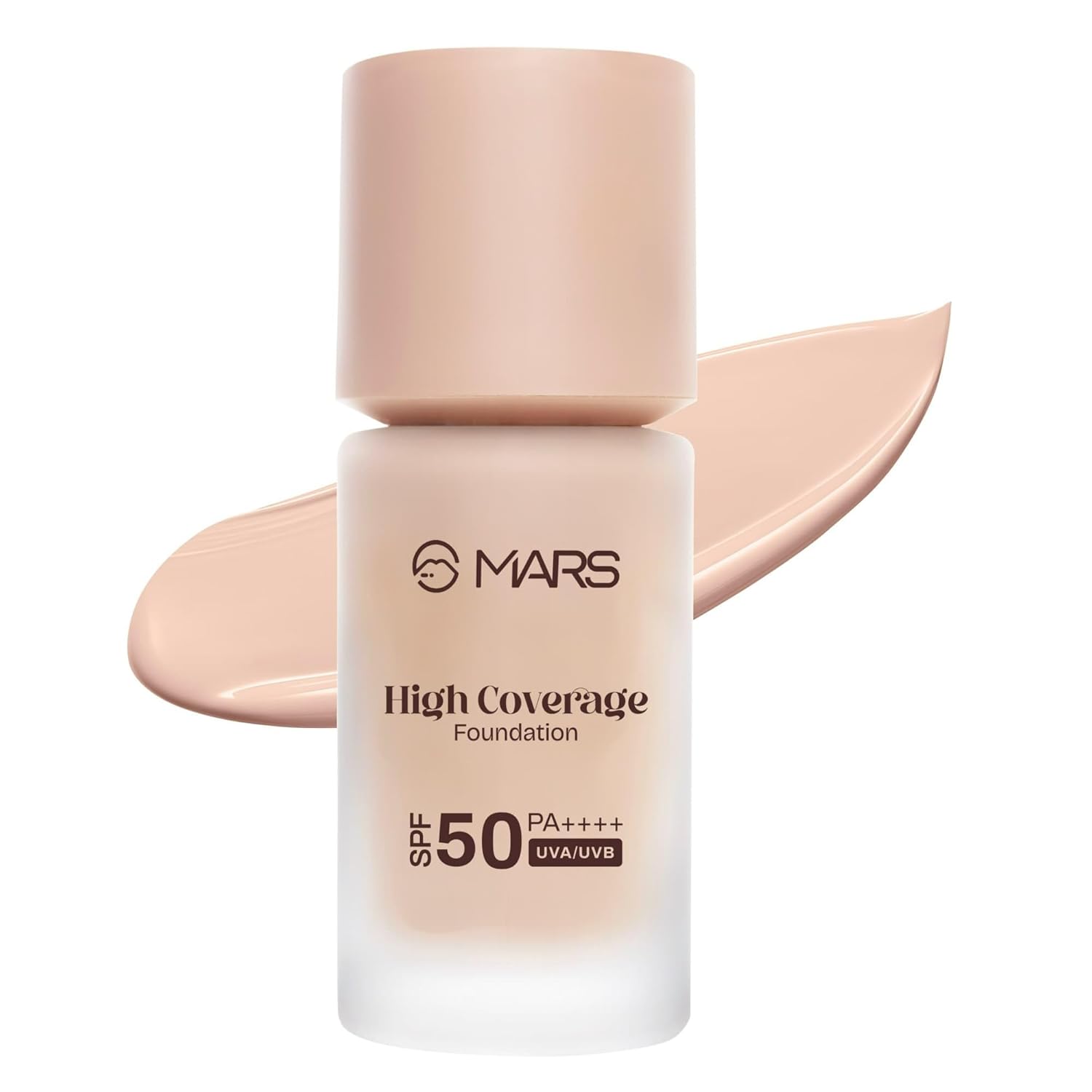 MARS SPF50 PA++++ High Coverage Foundation | Blemish Free & Blendable Makeup
