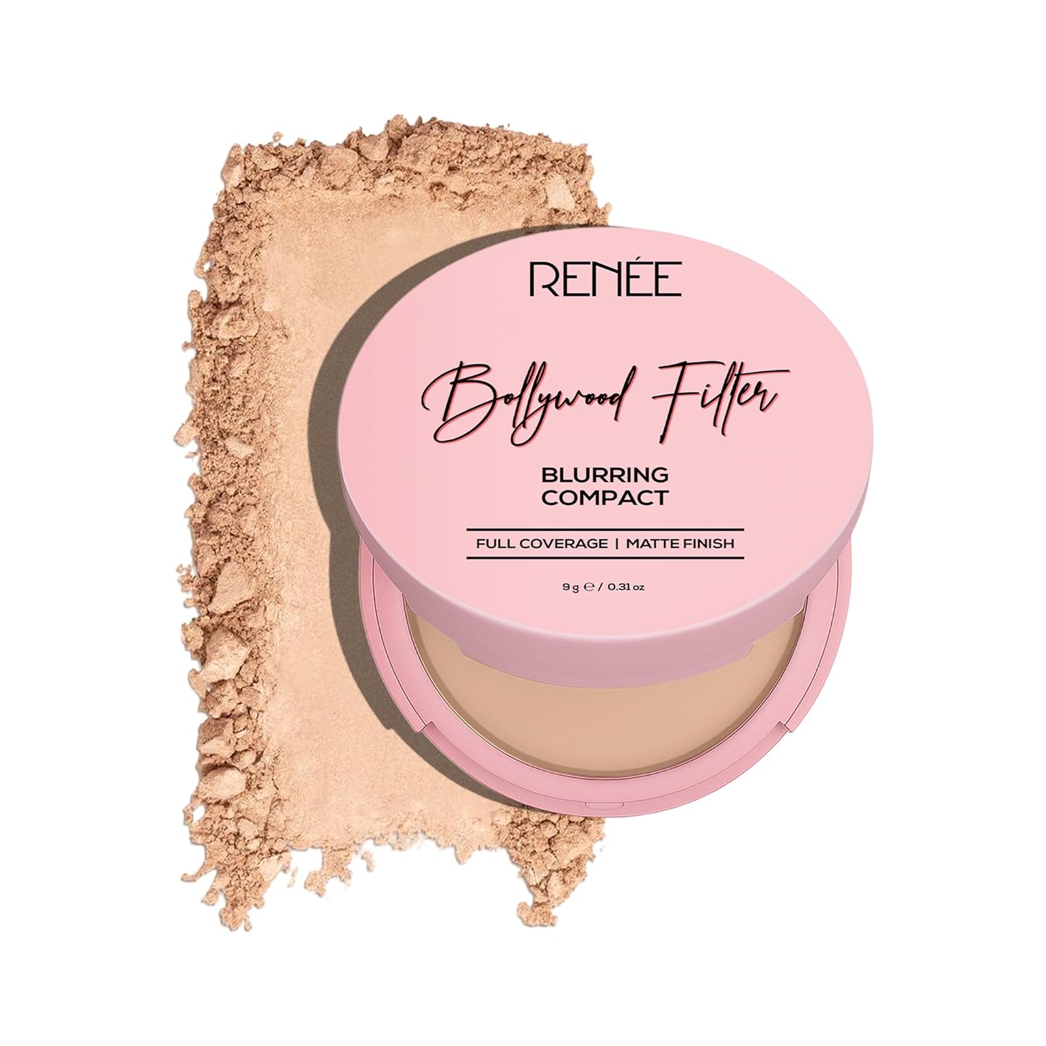 RENEE Bollywood Filter Blurring Compact - Maple Drape,9g