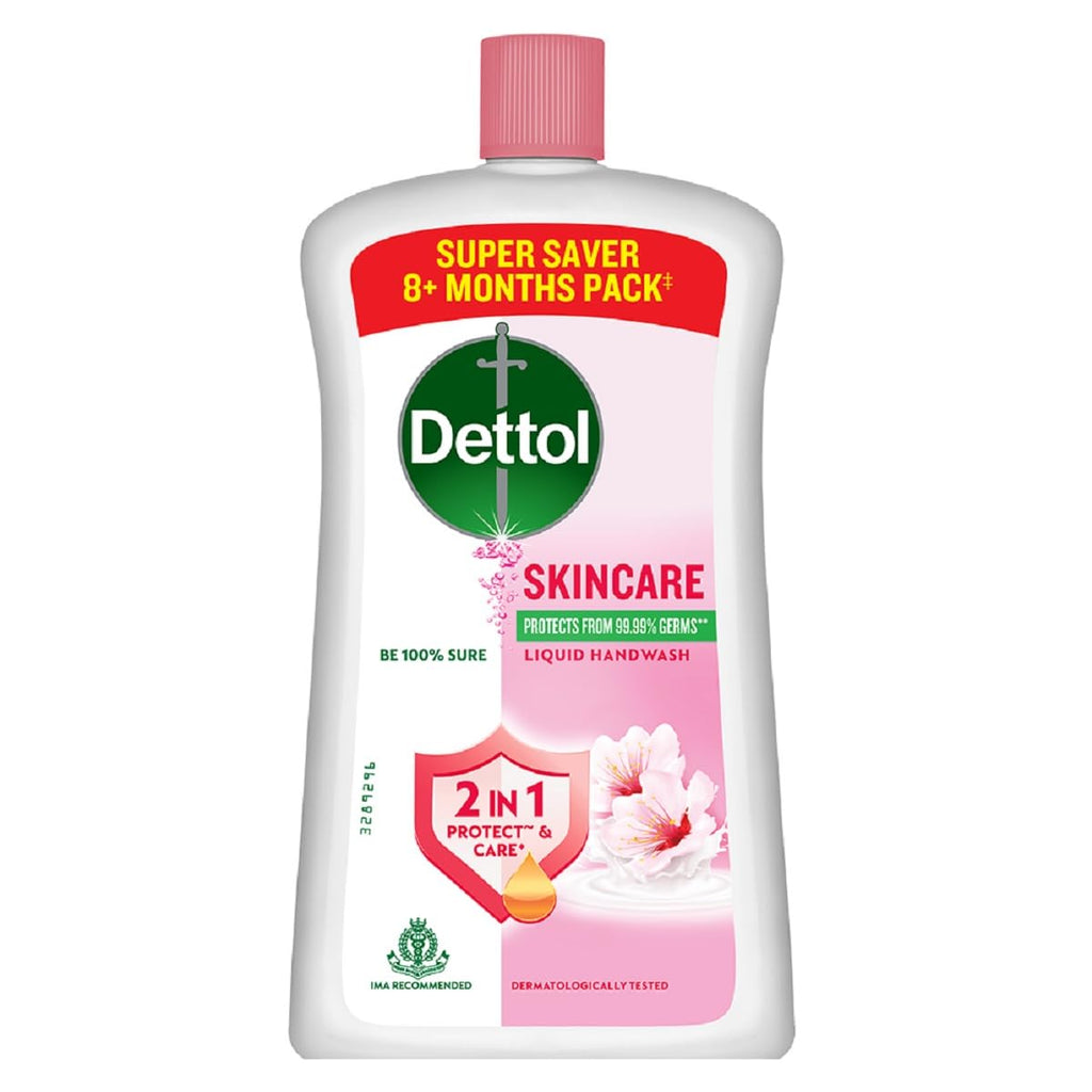 Dettol Liquid Handwash Bottle - Skincare Hand Wash-875ml