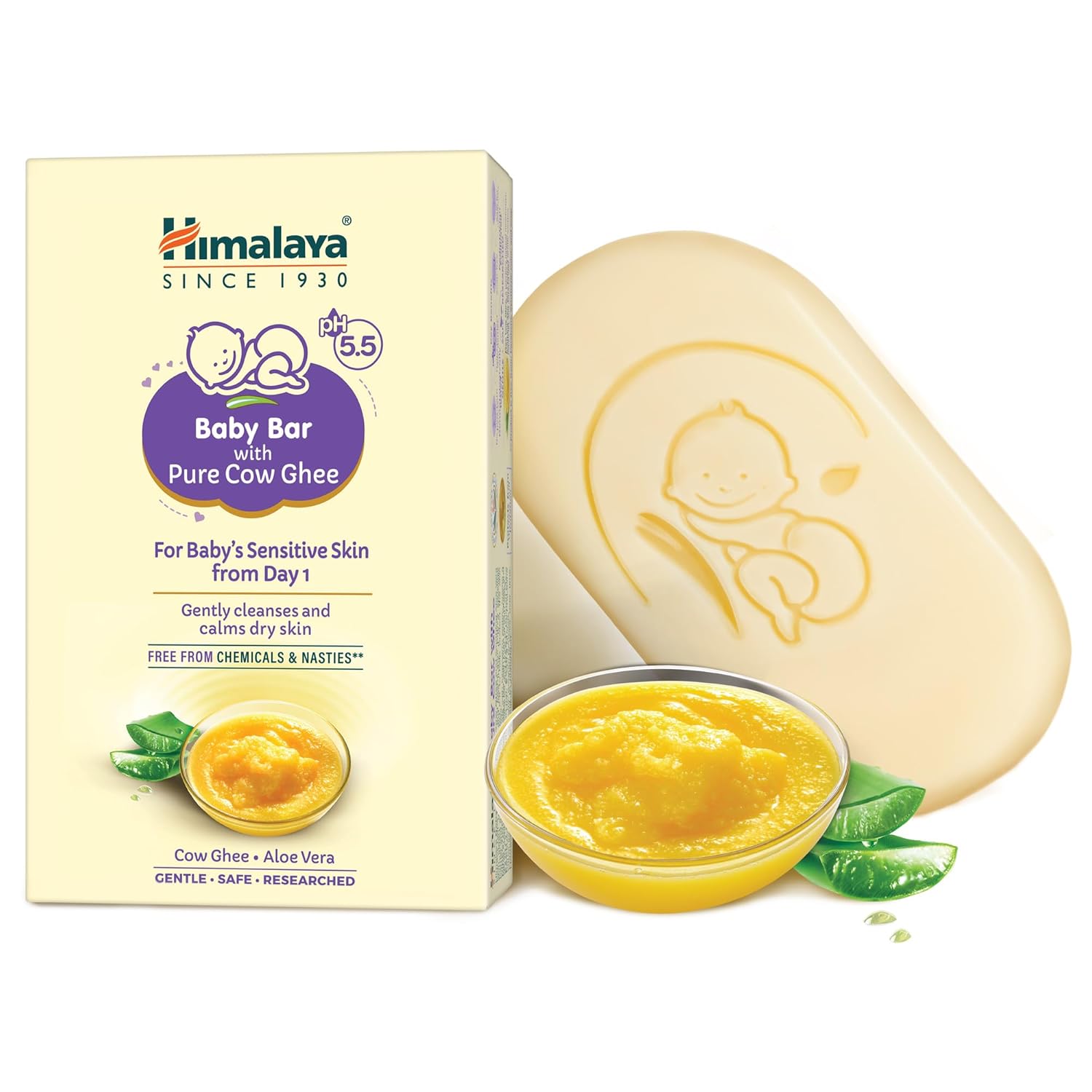 Himalaya Baby Bar with Pure Cow Ghee 75gm