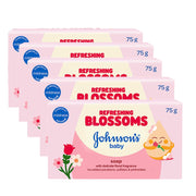 Johnson's Baby Refreshing Blossoms Soap 75g (Pack of 5)