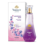 Yardley London Morning Dew Perfume for Women, 100ml – 90% Naturally Derived, Fresh Floral Daily Wear Spray | Lily of Valley & Frangipani Floral Fragrnace