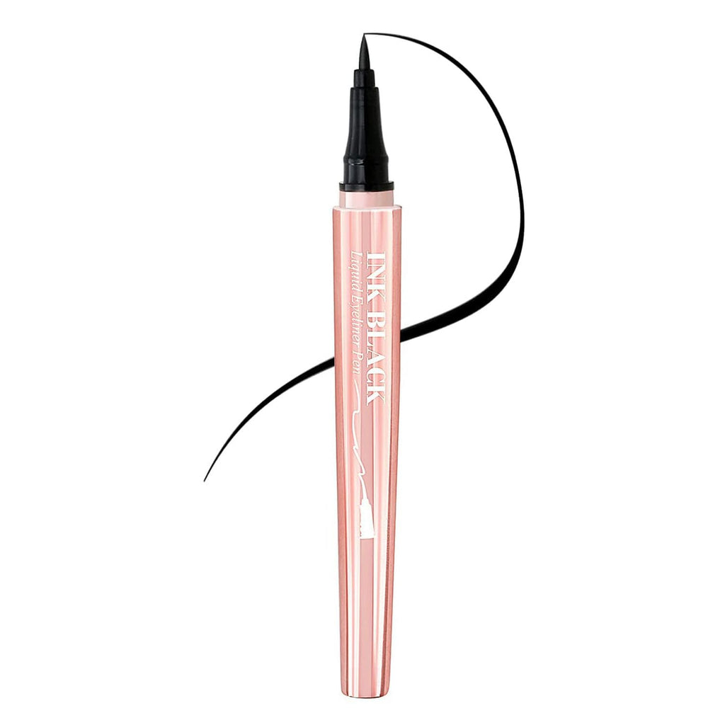 MARS Ink Black Liquid Pen Eyeliner | Smudge Proof & Waterproof Eye liner | Long Lasting Matte Finish | Ultra Fine Tip (1ml) (Black)
