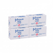 Johnson & Johnson Baby Bar Soap White 100G. (Pack 4)