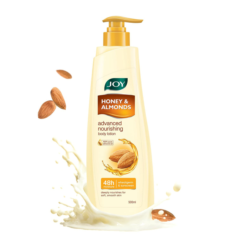 Joy Honey & Almonds Advanced Nourishing Lightweight Summer Body Lotion 500ml