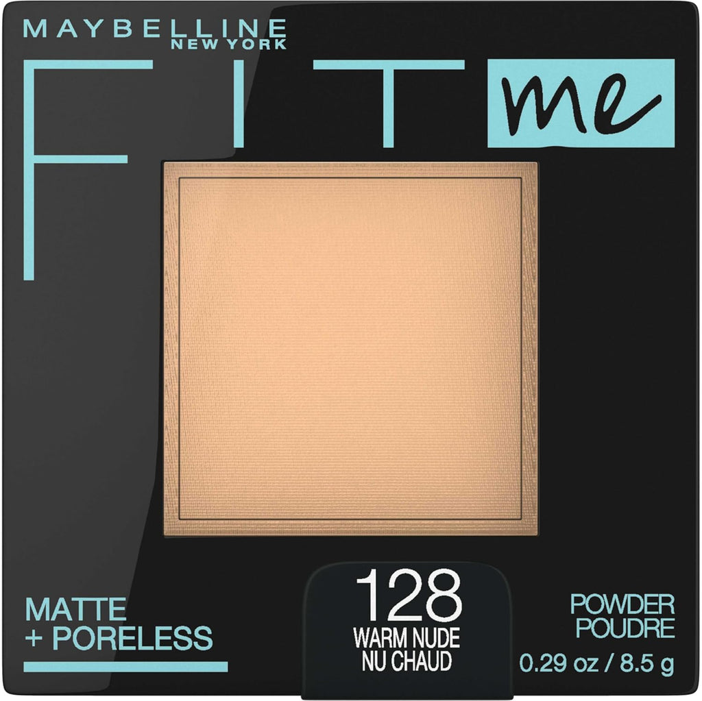 Maybelline New York Fit Me Matte + Poreless Pressed Face Powder Makeup,8.5g